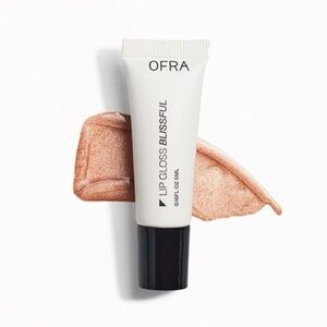 Ofra Cosmetics BLISSFUL Lip Gloss | NEW | Mini 5mL | Rose Gold Shimmer